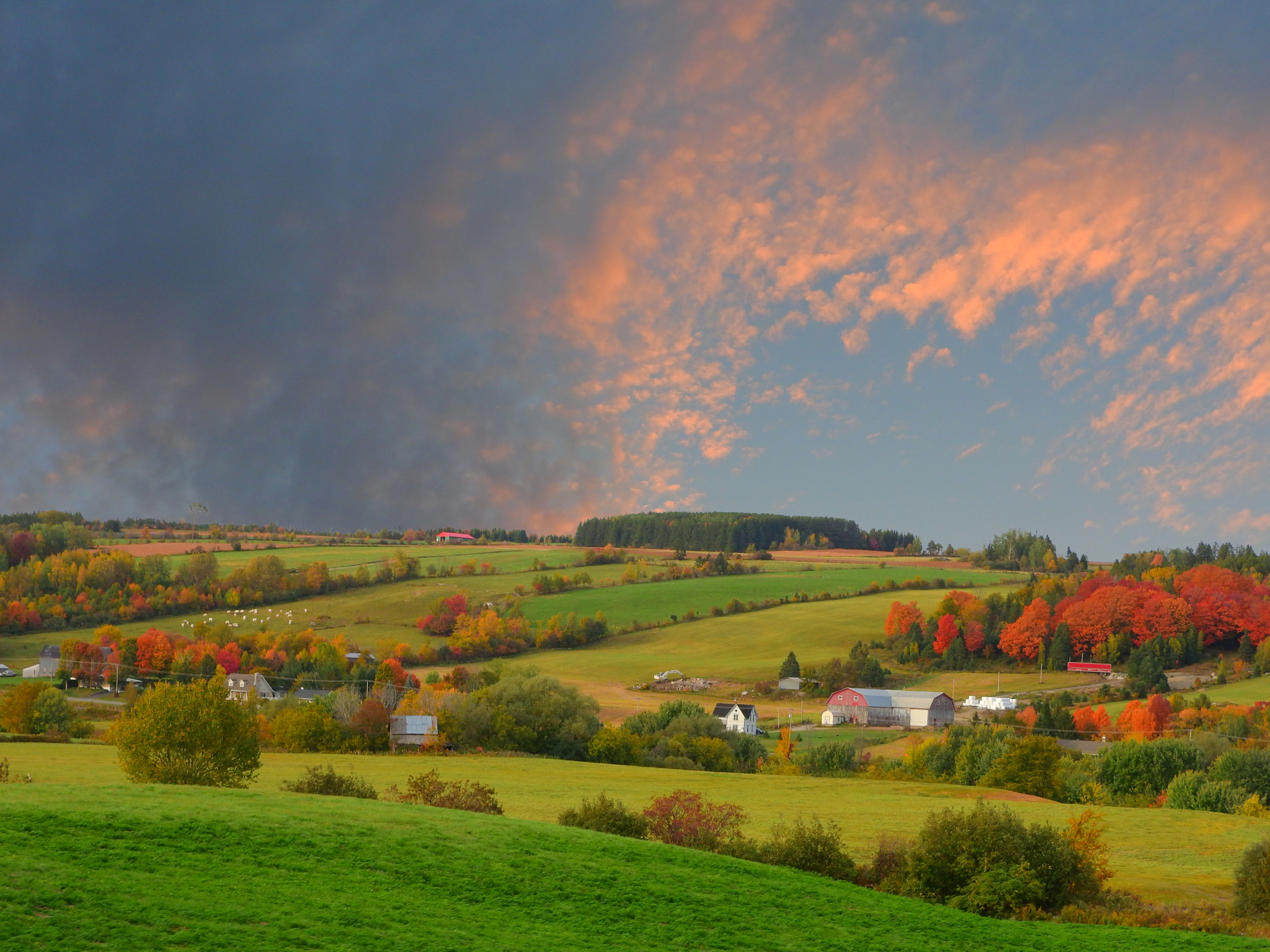 Vallée de Sainte-Marie en automne